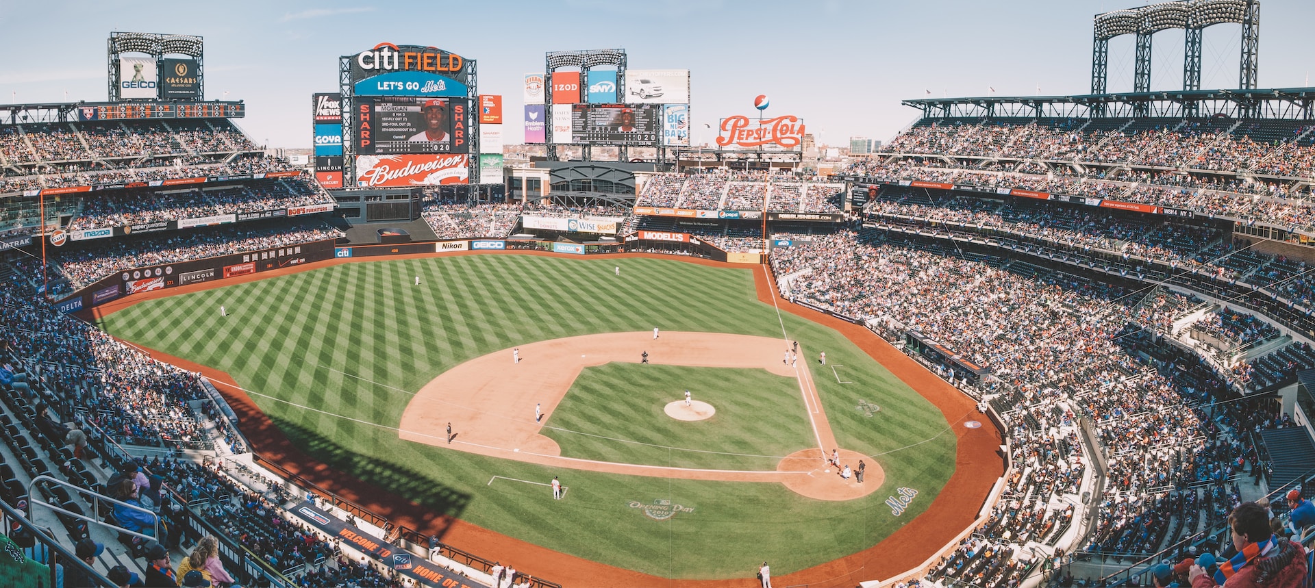 The Citi Field baseball stadium in Queens, New York
