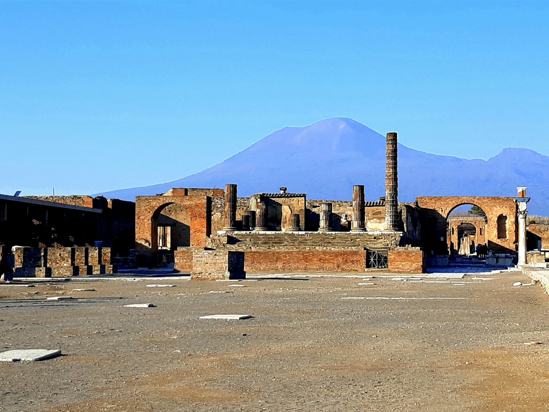 Geography school trips to Pompeii destination